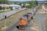 Eastbound grain train